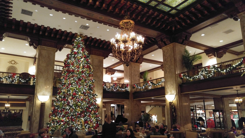 The Peabody Hotel at Christmastime