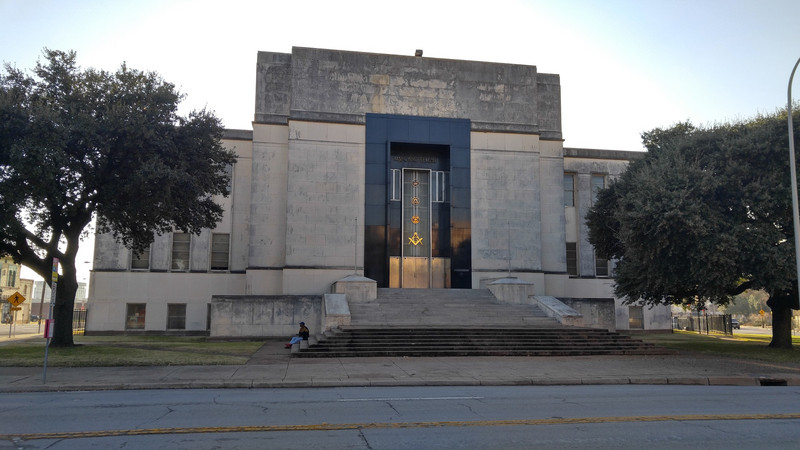 Art Deco Masonic lodge in Dallas, TX