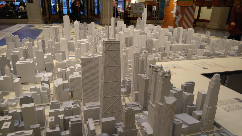 Mini Model of Chicago at the Chicago Architecture Foundation