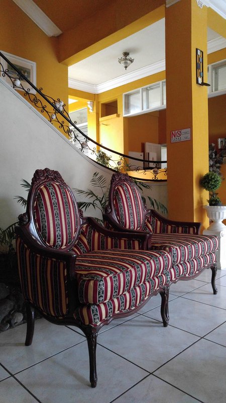 Lobby of the Hotel Villa del Lago