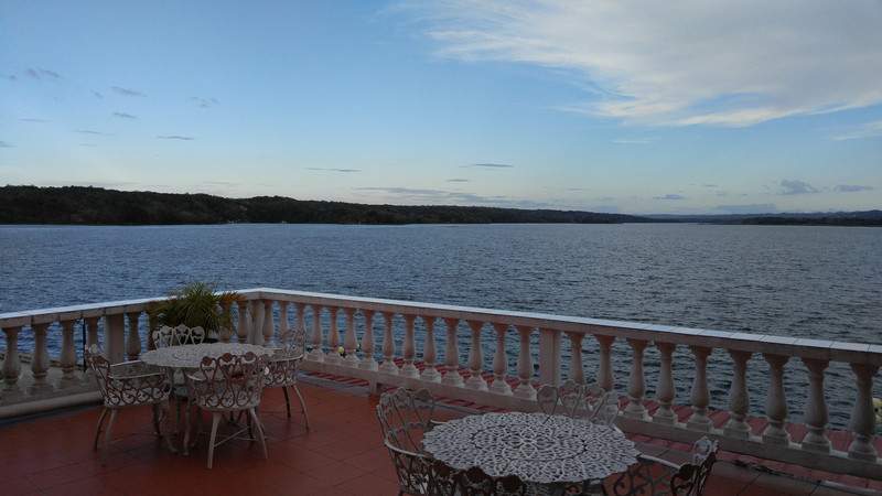 Lake Peten in the early afternoon