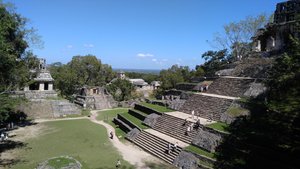 Palenque viewed from the Temple of the Foliated Cross
