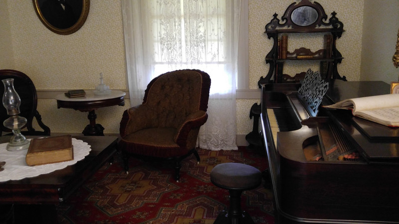 Piano etc in the parlor