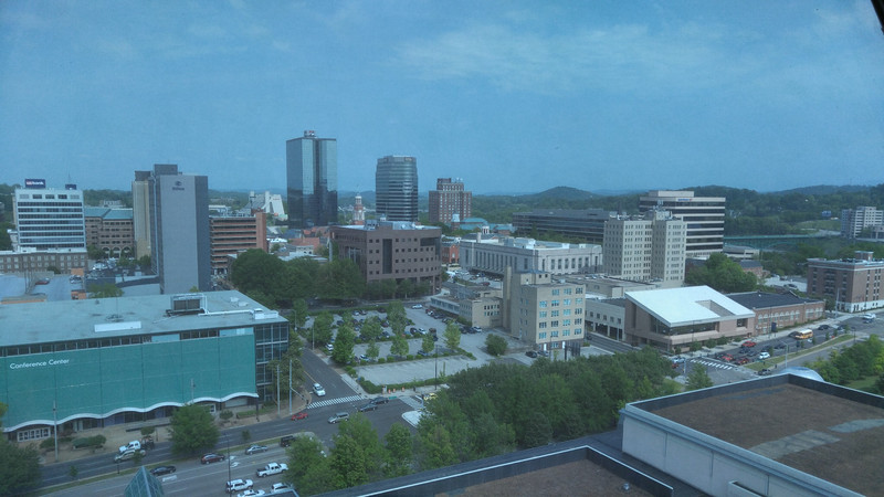 View of downtown Knoxville from the Sunsphere