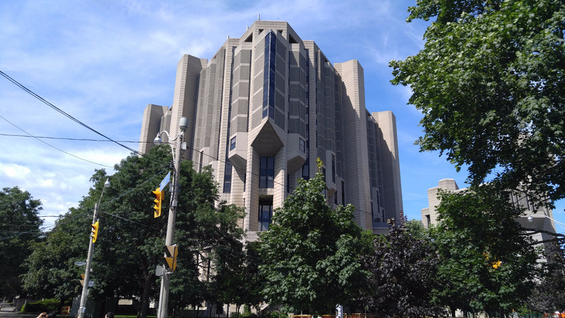 The Robarts Library is a fort of books