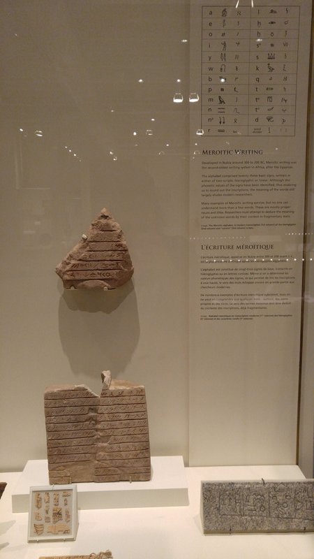 Meroitic inscriptions at the Royal Ontario Museum