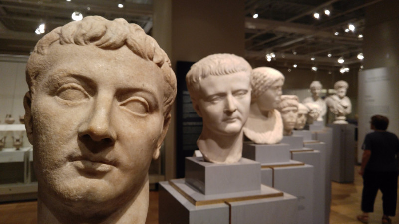 Guess where these heads are from? Did you guess Rome?