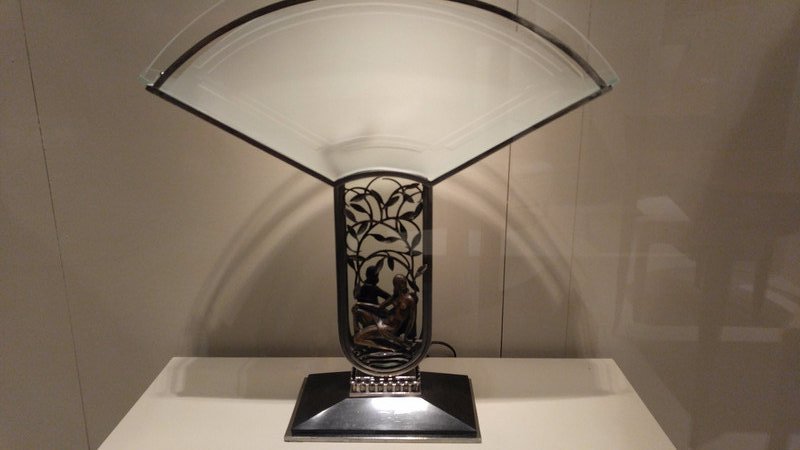 Art Deco lamp at the Royal Ontario Museum