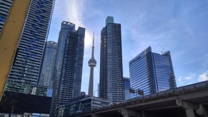 Check out that Toronto cityscape!