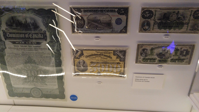 That banknote on the left must've been really problematic to carry around