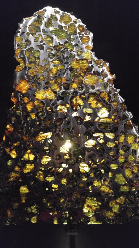 Meteorite at the Museum of Nature
