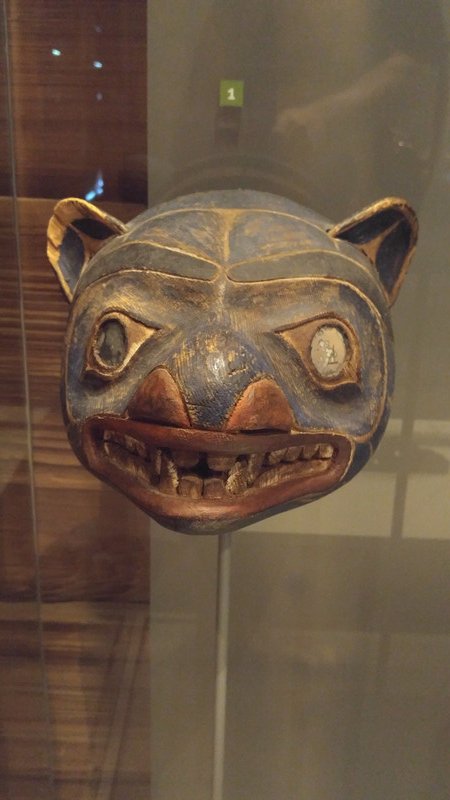 Cool mask from the First Nations display