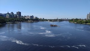 The whole river from the Alexandra Bridge