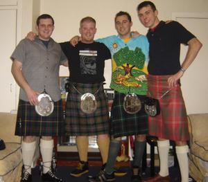 All kilted up!