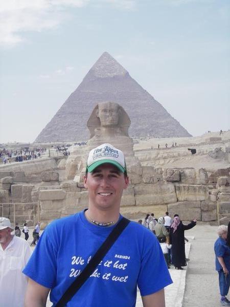 Pyramid, sphinx & Me!