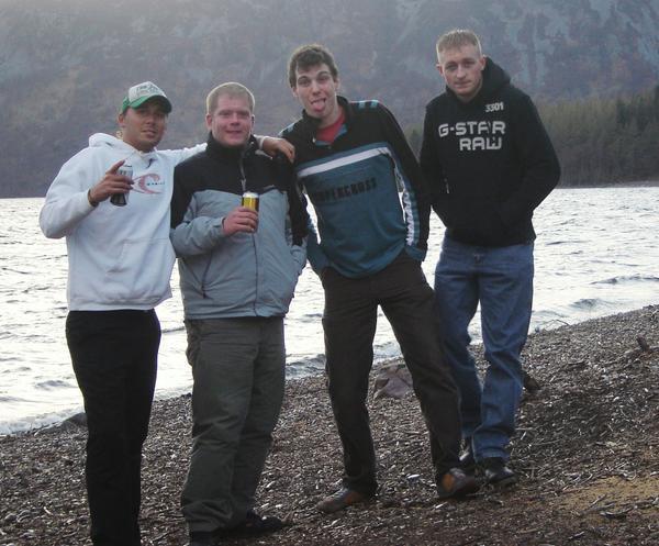 Me n the lads @ Loch Ness