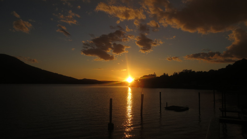 Sunset at Clear Lake