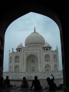 Contemplating the Taj Mahal
