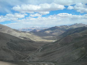 The valleys we drove through, and mountains we drove over to get to Ladakh