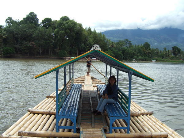 Bamboo traditional ship