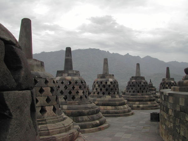 Stupas of Borobudur temple