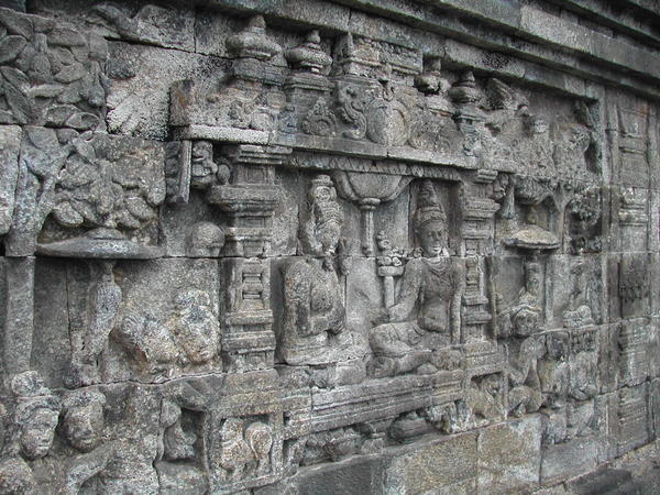 Relief of Borobudur temple