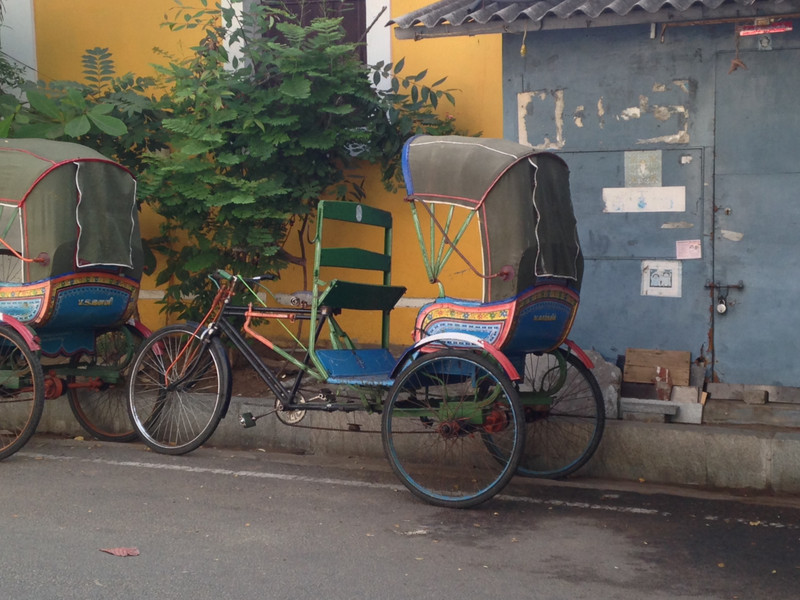 Bicycle rickshaws
