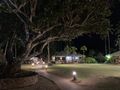 The lawns at night