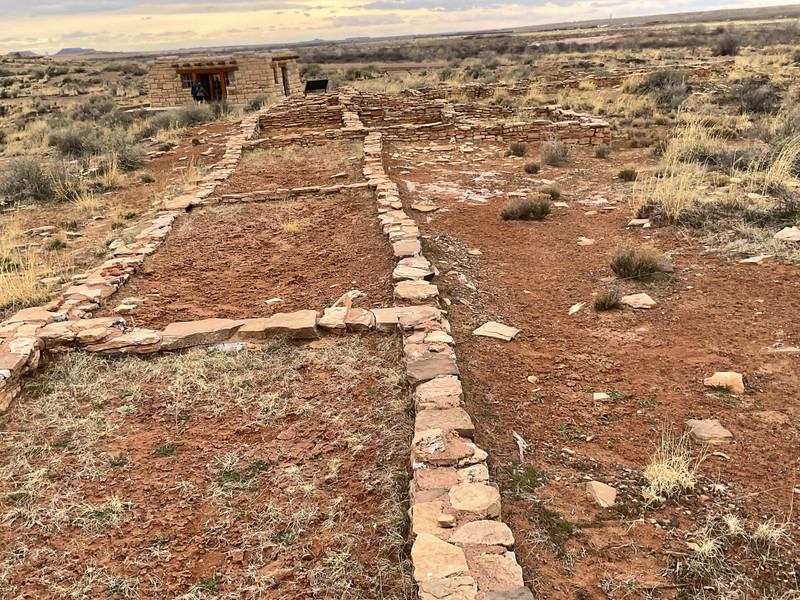 remains of Pueblo settlement