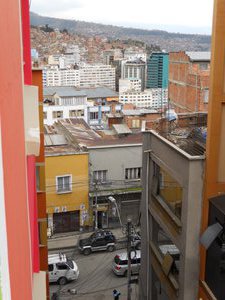 View from our window on our last night in La Paz.