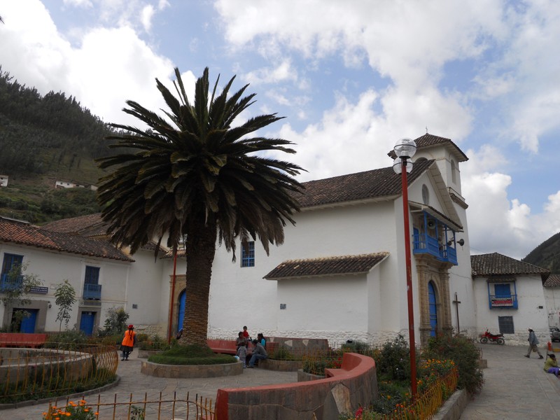 The church in Paucartambo