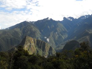 View from Machu Picchu mountain