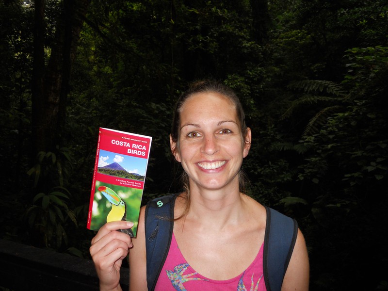 Our trusty Costa Rica bird guide!