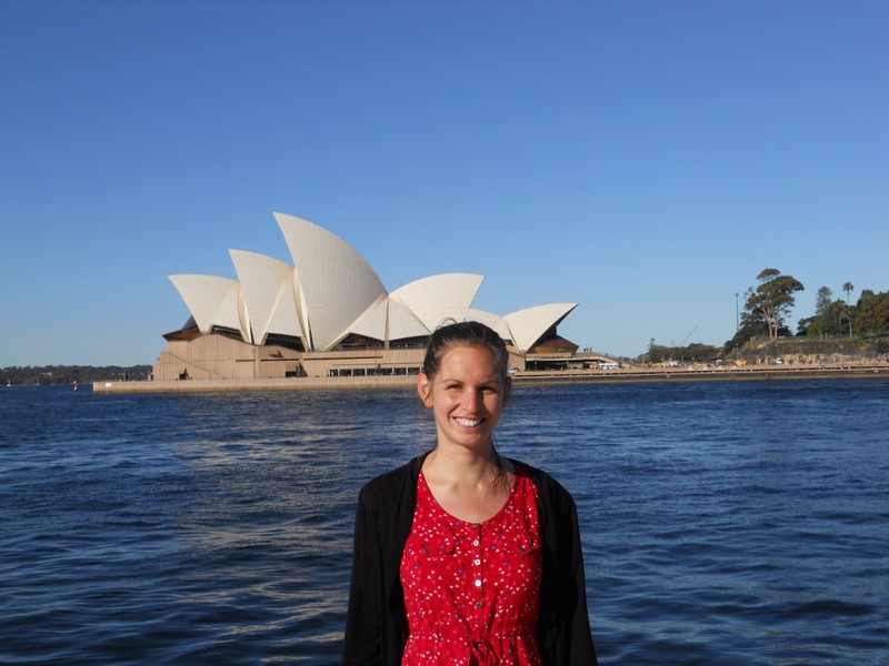 Sarah and the iconic Opera House