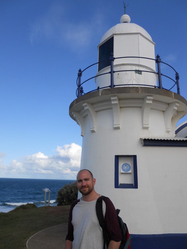 Nick at the lighthouse