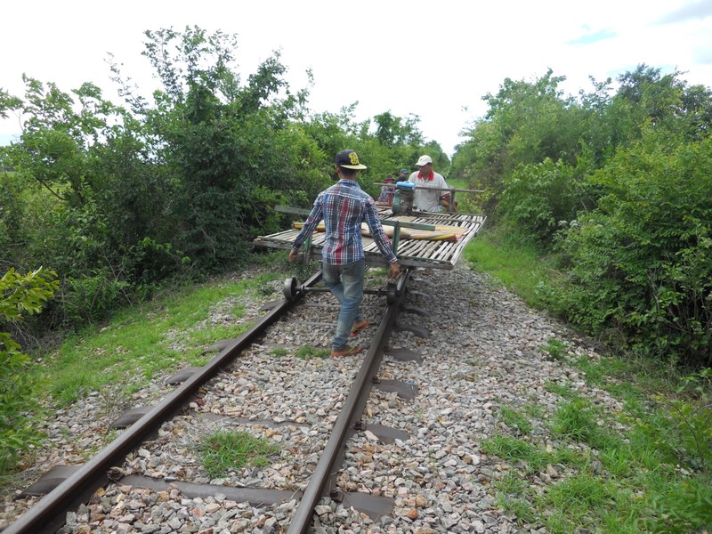 Traffic on the bamboo train