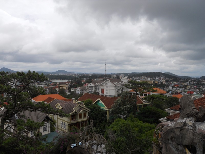 View of Da Lat from the cable-car