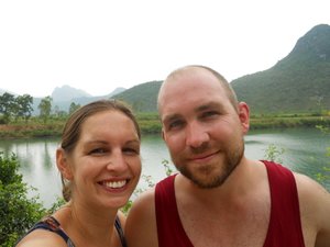 Cycling home from Phong Nha Cave