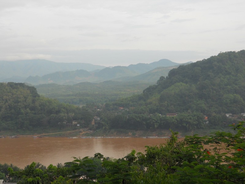 View of the Mekong from Phousi Hill