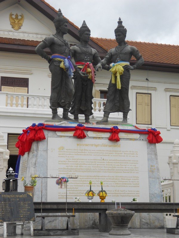 Three Kings monument in the historic centre