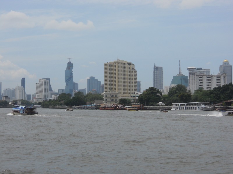 View of the city centre from across the river