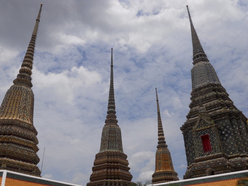 Some stupas at Wat Po