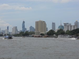 View of the city centre from across the river