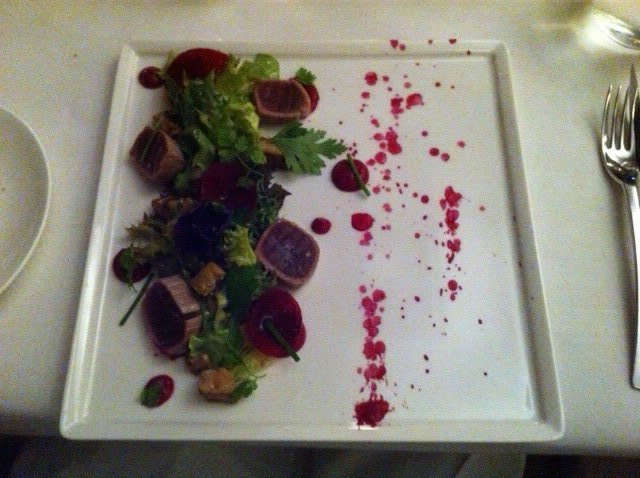 Maldives red tuna salad at Cuisine Gourmet by Nathalie, another stupendous plate