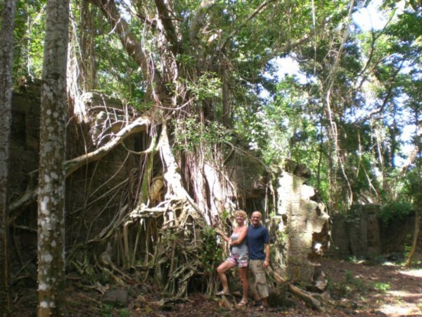 Us in the jungle at Cabrits