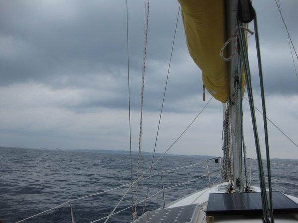 Grey sailing