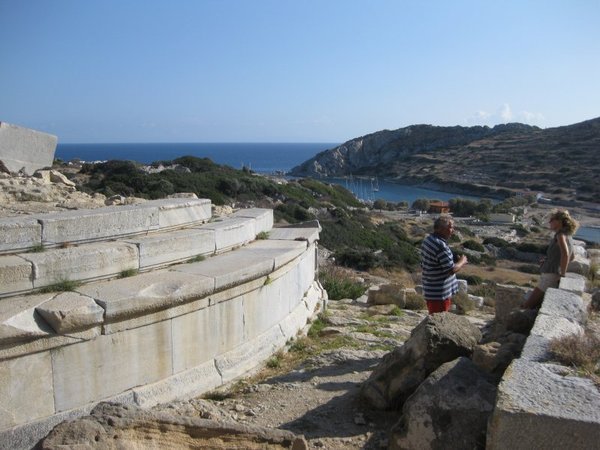 Knidos - at the top of the ancient site
