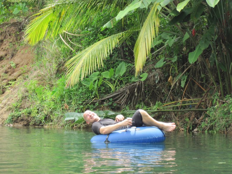 River tubing - Stacey
