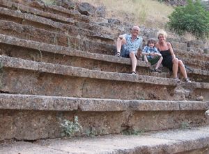 the roman amphitheatre in fethiye