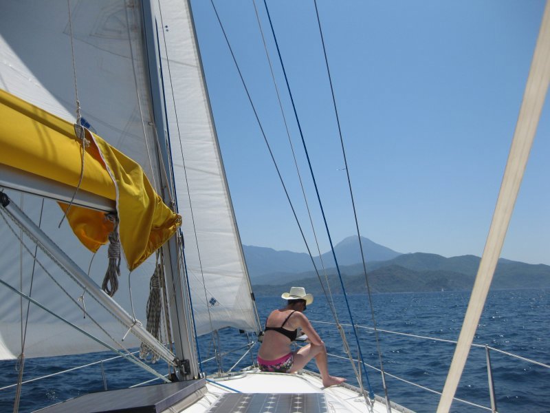 A relaxed sail towards Fethiye
